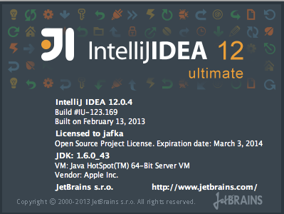 idea license for jafka